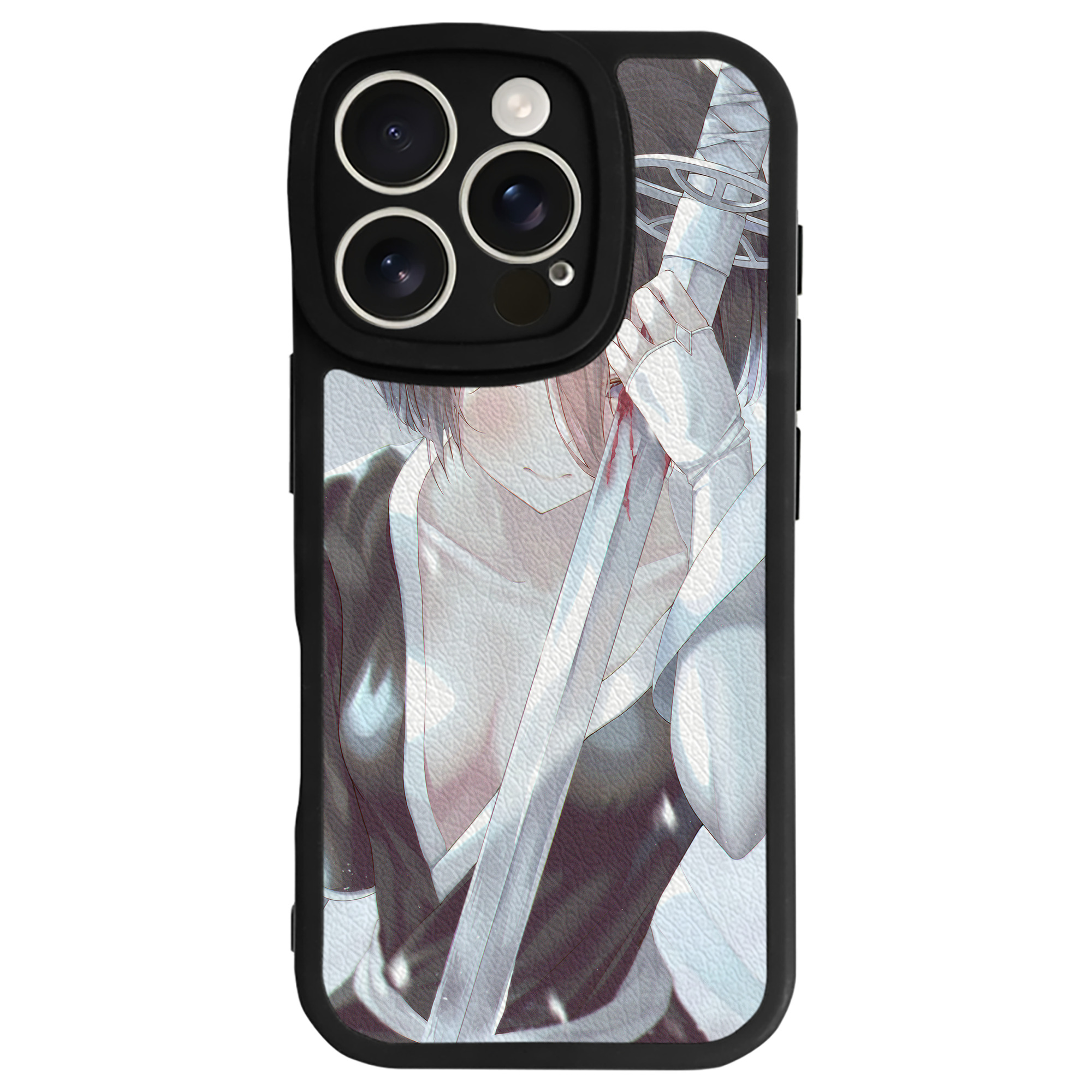 （画像用） ブリーチ BLEACH 【iPhone 16シリーズ対応】シリコンスマホケース（レザー調） 材質：シリコン